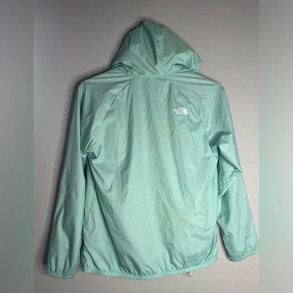 The North Face Jacket Youth Size Girls 14-16 Windbreaker Mint Green Floral